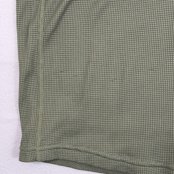 Lot of 2 Under Armour Mens Waffle Knit Henley Shirts Navy Olive Green Small - Picture 4 of 16